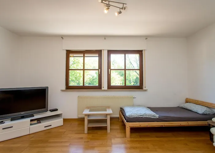 Apartment Mit 123qm Für 8 Personen Mit Sehr Großem Garten, Einfache Innen-ausstattung Leipzig